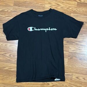 Women’s Black Champion Short Sleeve